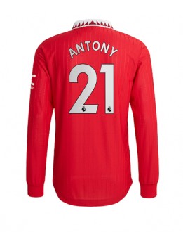 Manchester United Antony #21 Heimtrikot 2022-23 Langarm